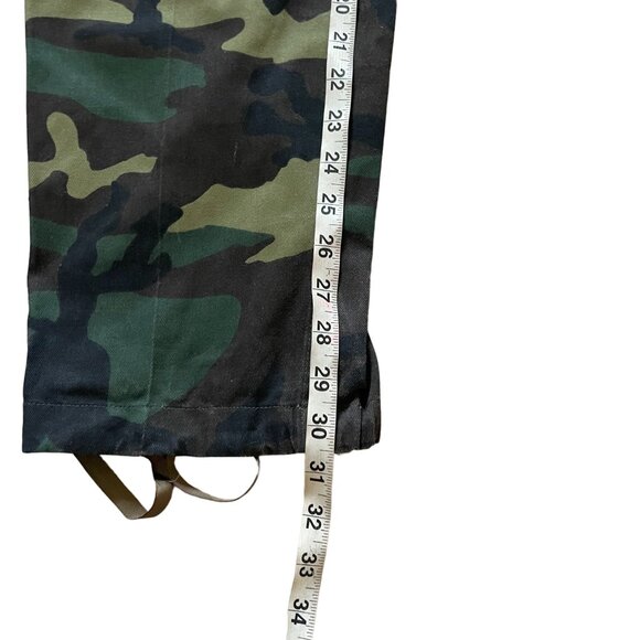 Straight-Leg Utility Cargo Pants Men's Multicolor Camouflage Outdoor Hiking Camp - Picture 5 of 5